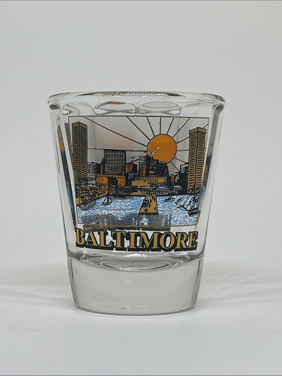 Other - Baltimore Souvenir Shot Glass with Cityscape